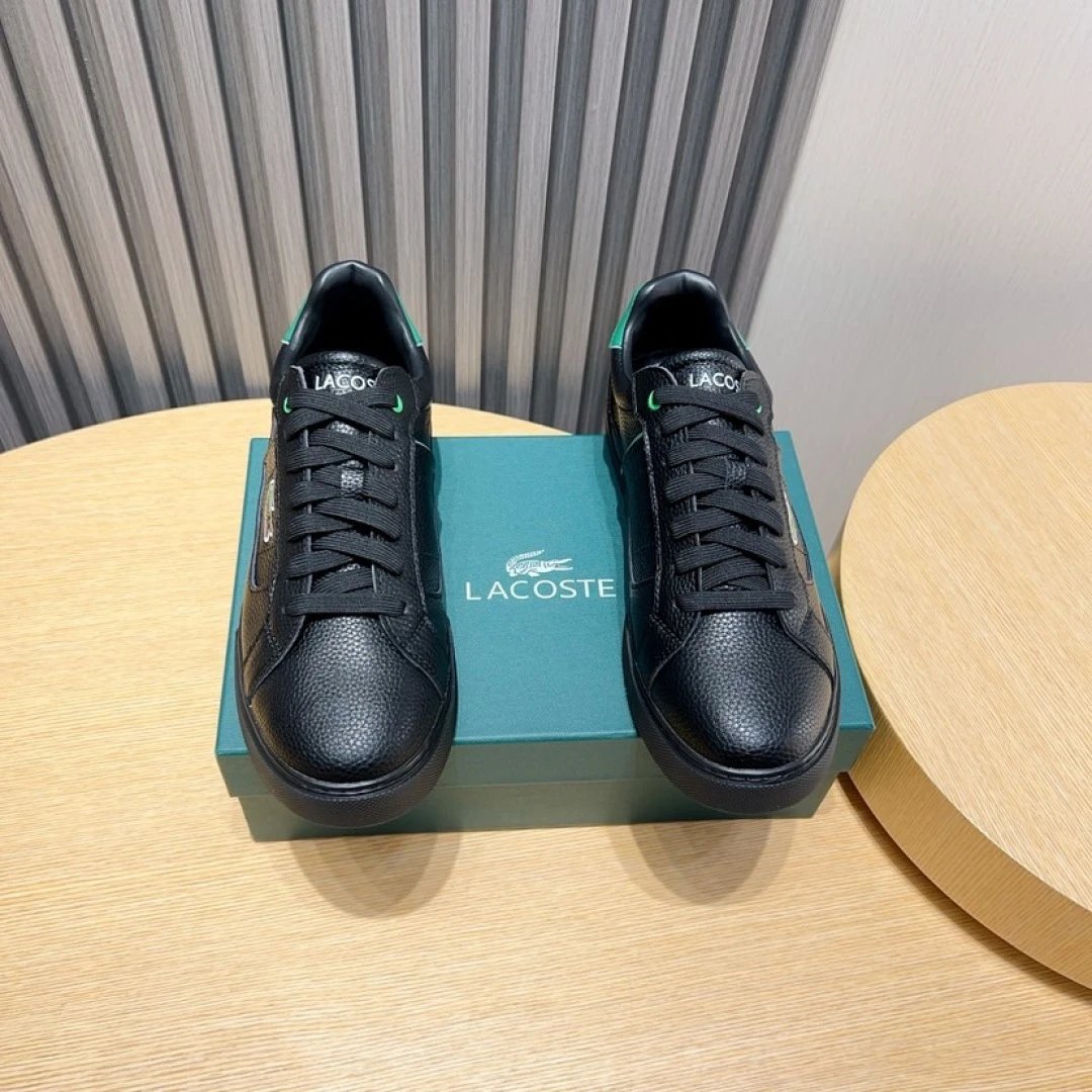 Lacoste Black Casual Sneakers - Gallery Image 2 - Detailed View