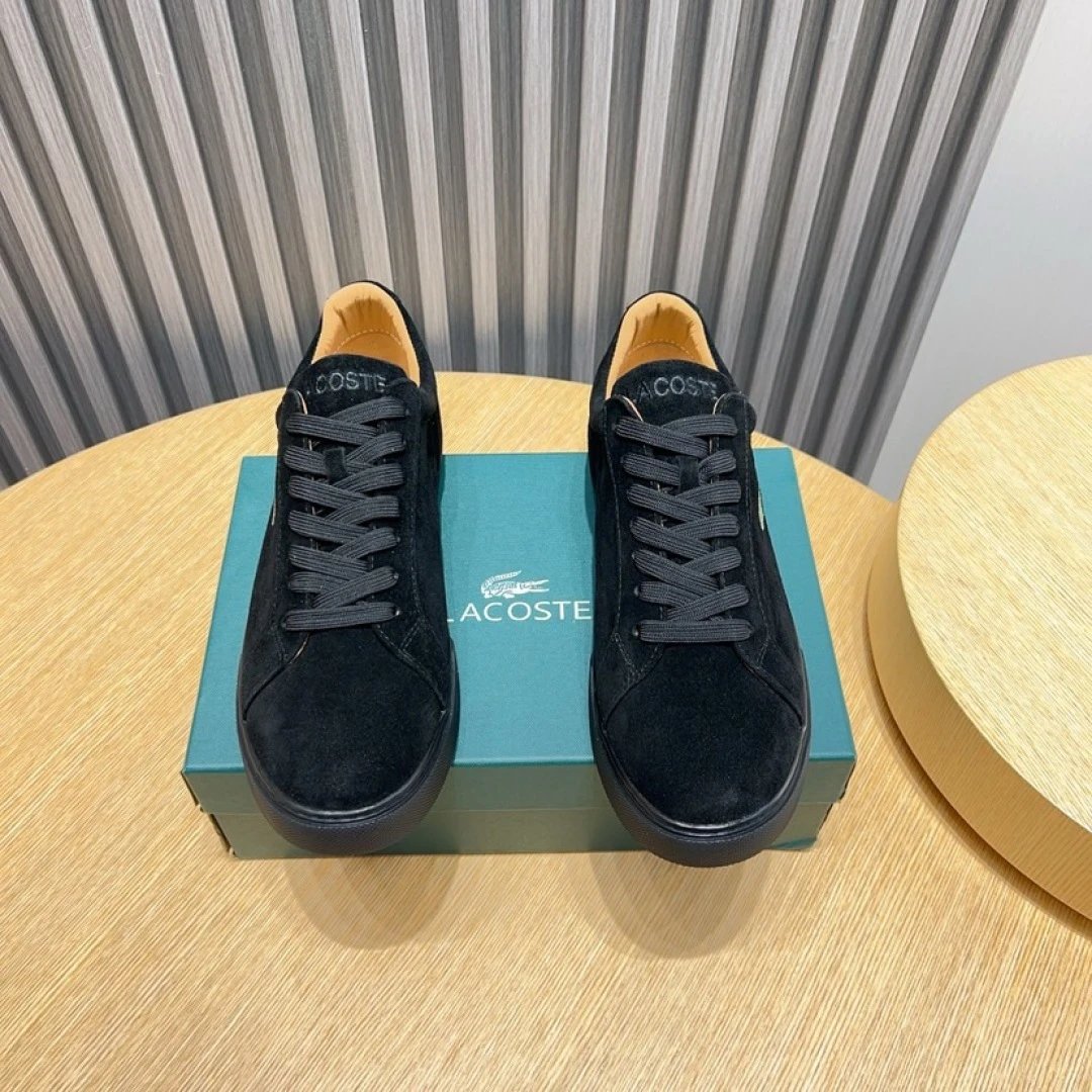 Lacoste Original Black Sneakers - Gallery Image 2 - Detailed View