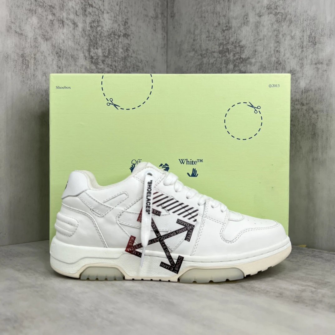 Low Top Leather Couple Sneakers Retro Ivory White - Gallery Image 1 - Detailed View