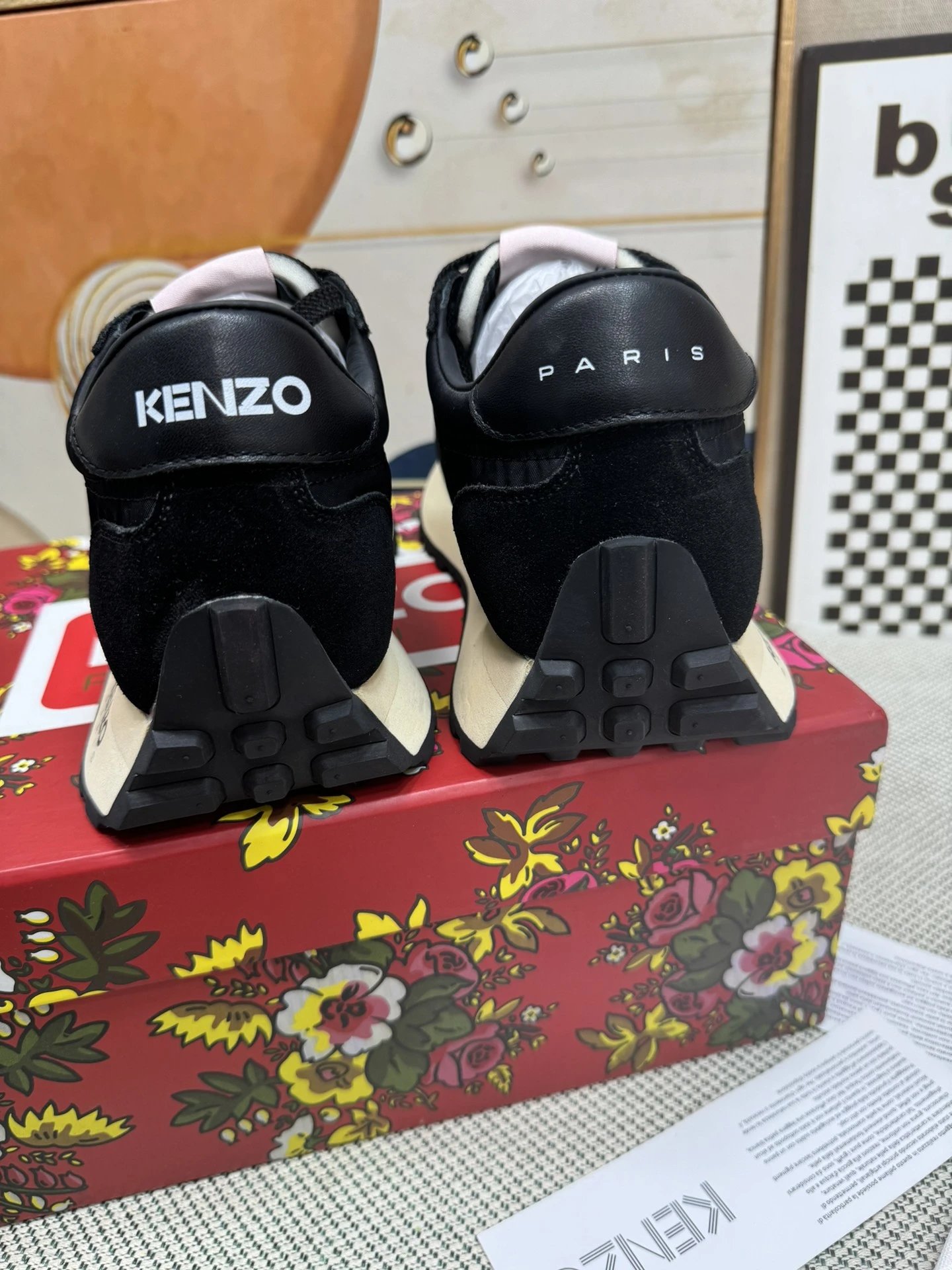 Kenzo Casual Sneakers Black - Gallery Image 8 - Detailed View