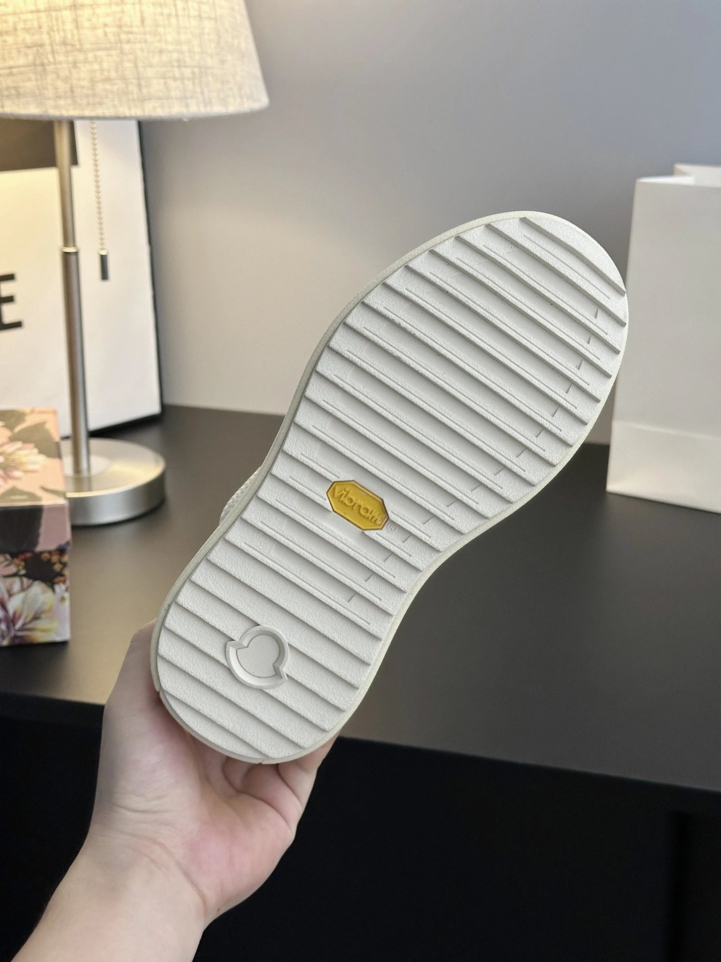 Moncler Mid Boots White - Gallery Image 9 - Detailed View