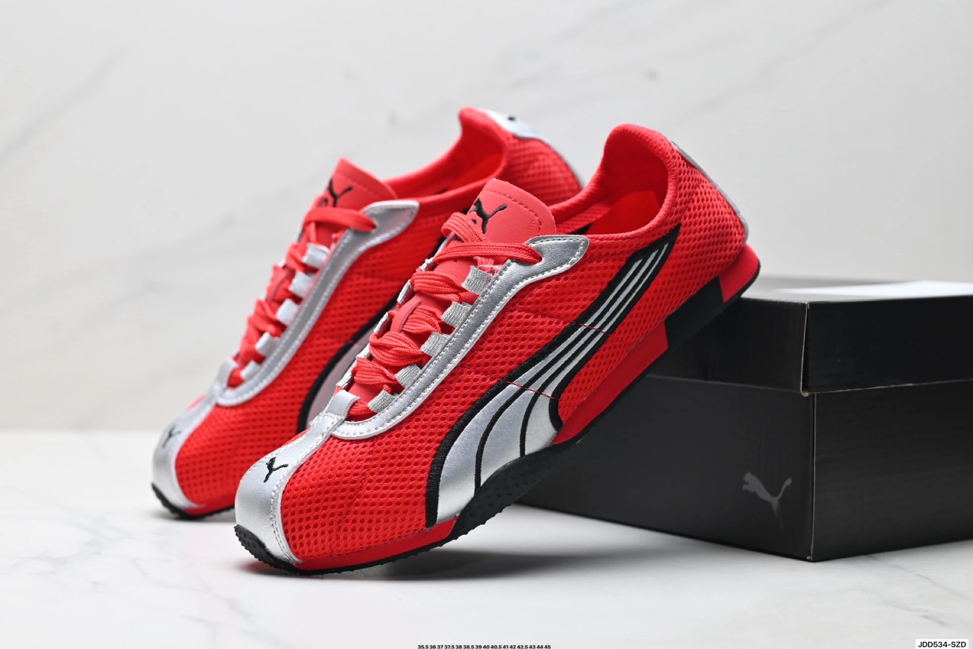 Puma H-Street Sneakers Red Silver - Gallery Image 8 - Detailed View