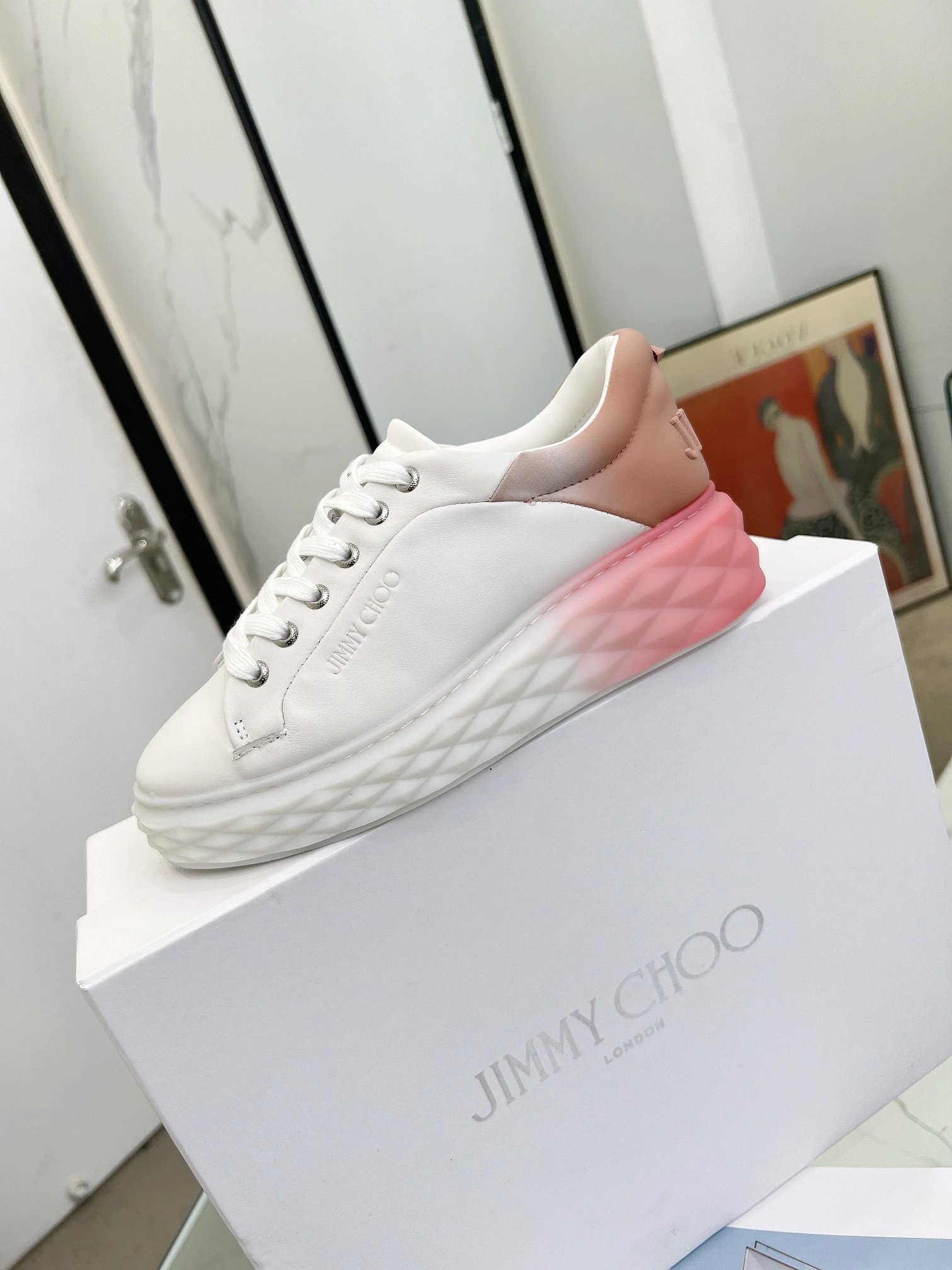 Jimmy Choo Diamond Sneakers Multi-color - Gallery Image 7 - Detailed View