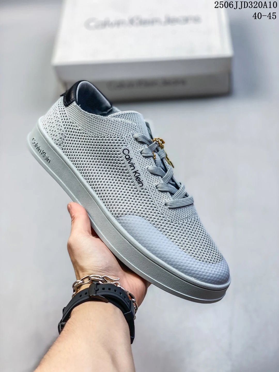 Mesh Lace-Up Low Top Skate Shoes Frost Grey - Gallery Image 1 - Detailed View