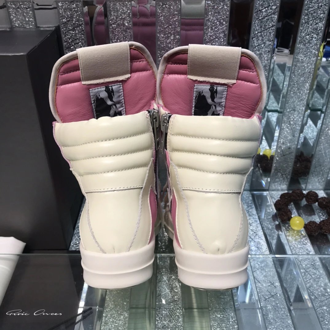 Owens Geobasket High-Top Sneakers Pink - Gallery Image 7 - Detailed View