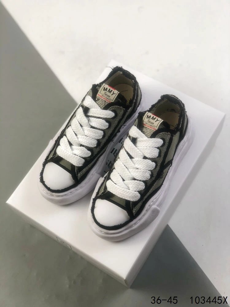 Maison Mihara Yasuhiro MMY Shell Sneakers Gray - Gallery Image 2 - Detailed View