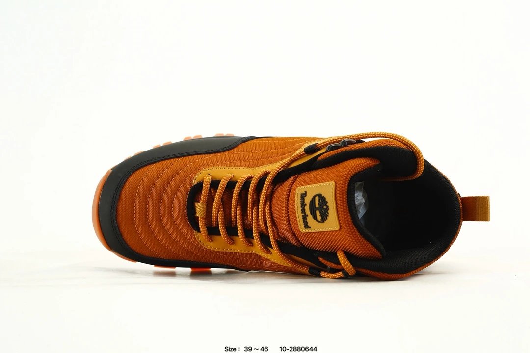 Waterproof Hiking Boots with Burnt Orange - Gallery Image 4 - Detailed View