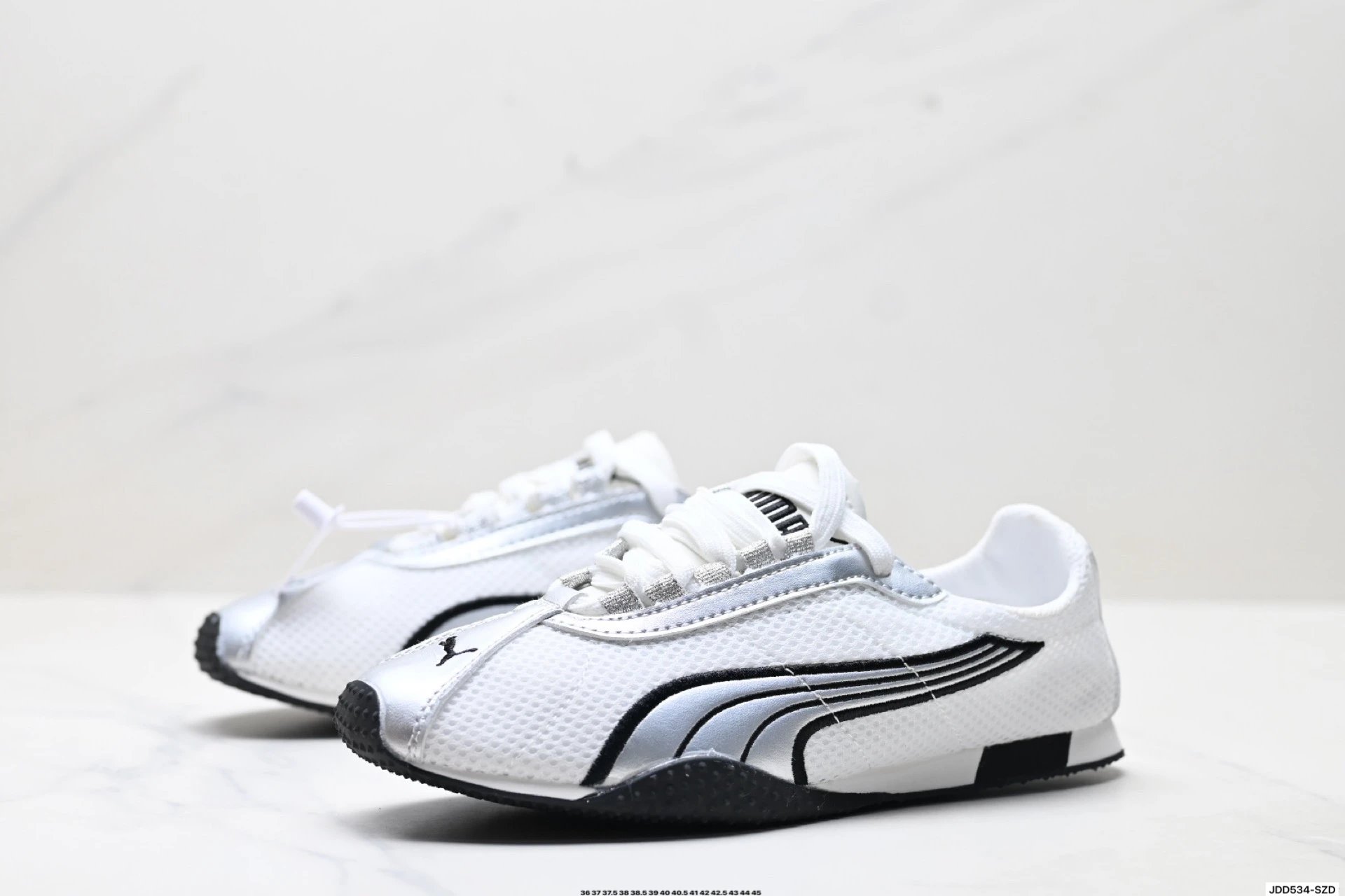 Puma H-Street Sneakers White Silver  - Gallery Image 4 - Detailed View