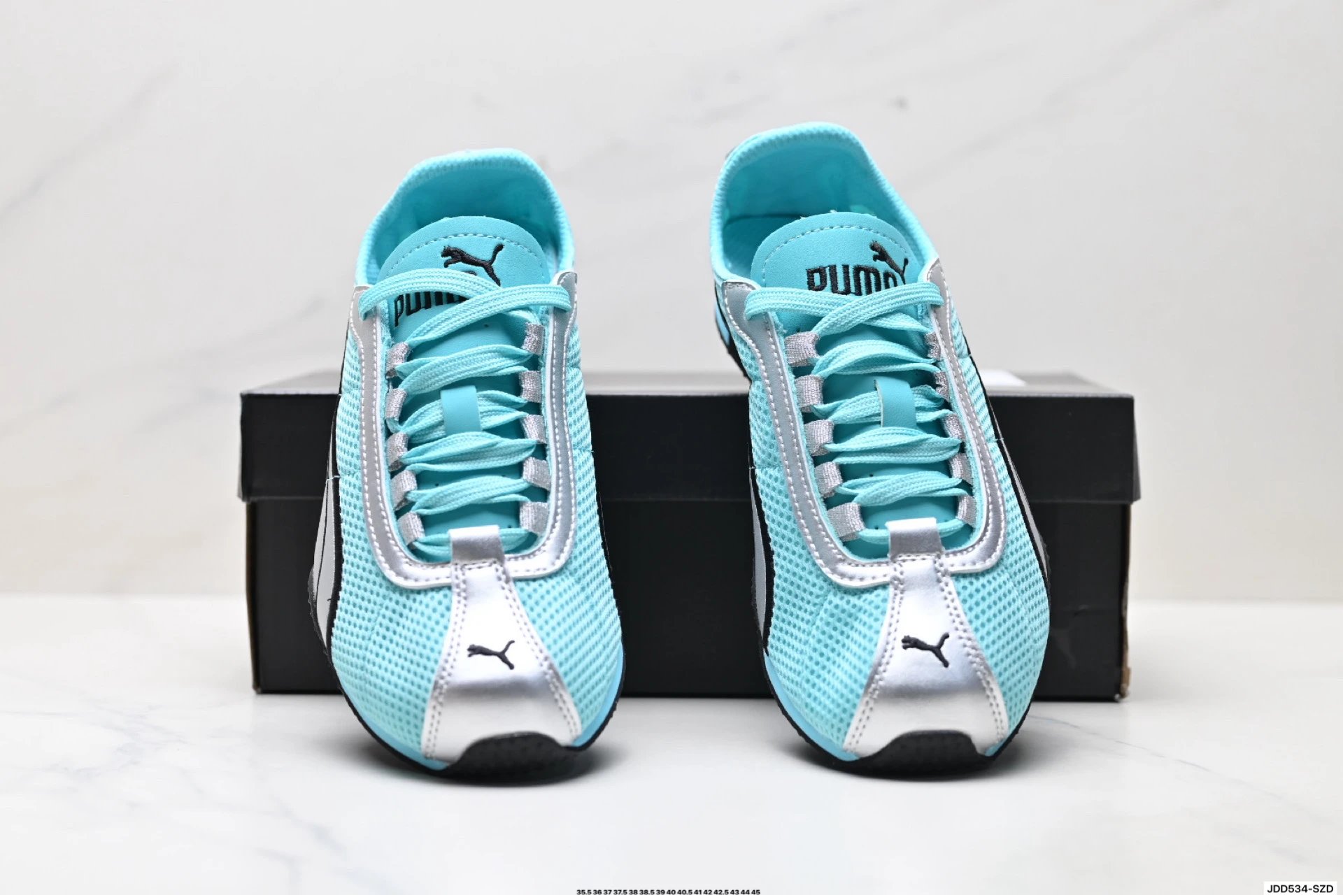 Puma H-Street Sneakers Aqua Blue - Gallery Image 6 - Detailed View