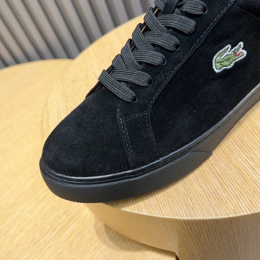 Lacoste Original Black Sneakers - Gallery Image 7 - Detailed View