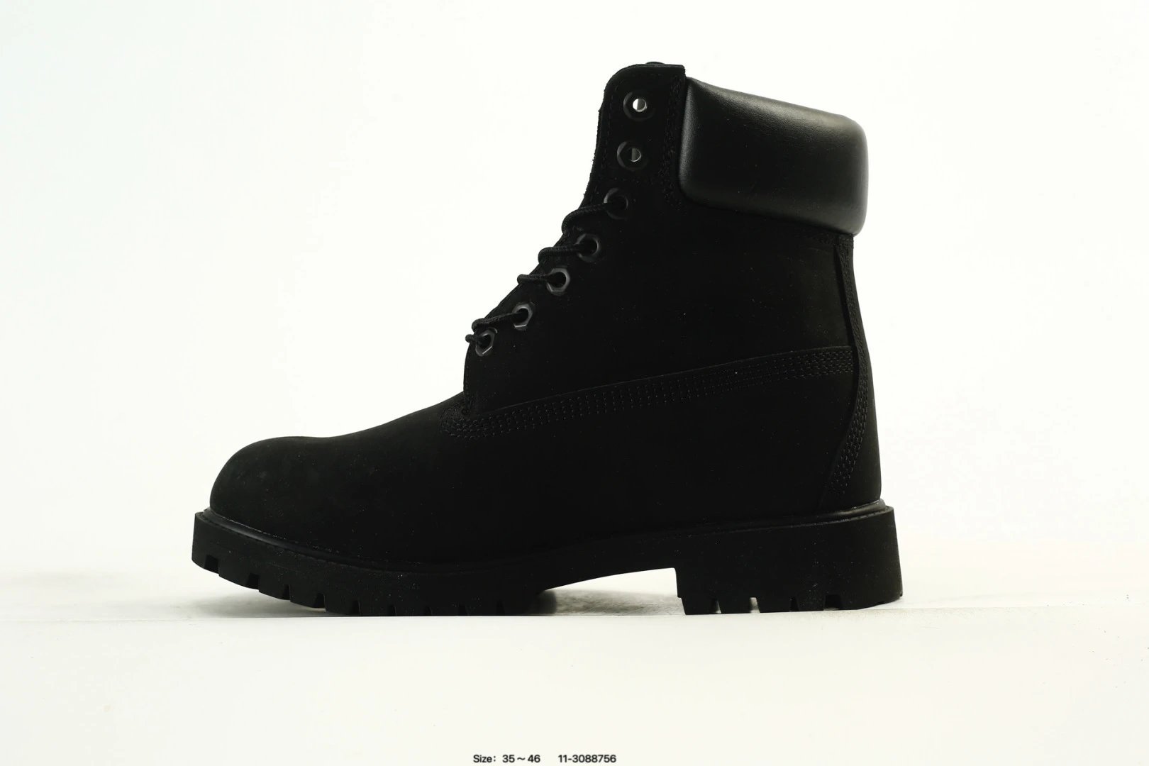 Outdoor High Boots Leather Black - Gallery Image 4 - Detailed View