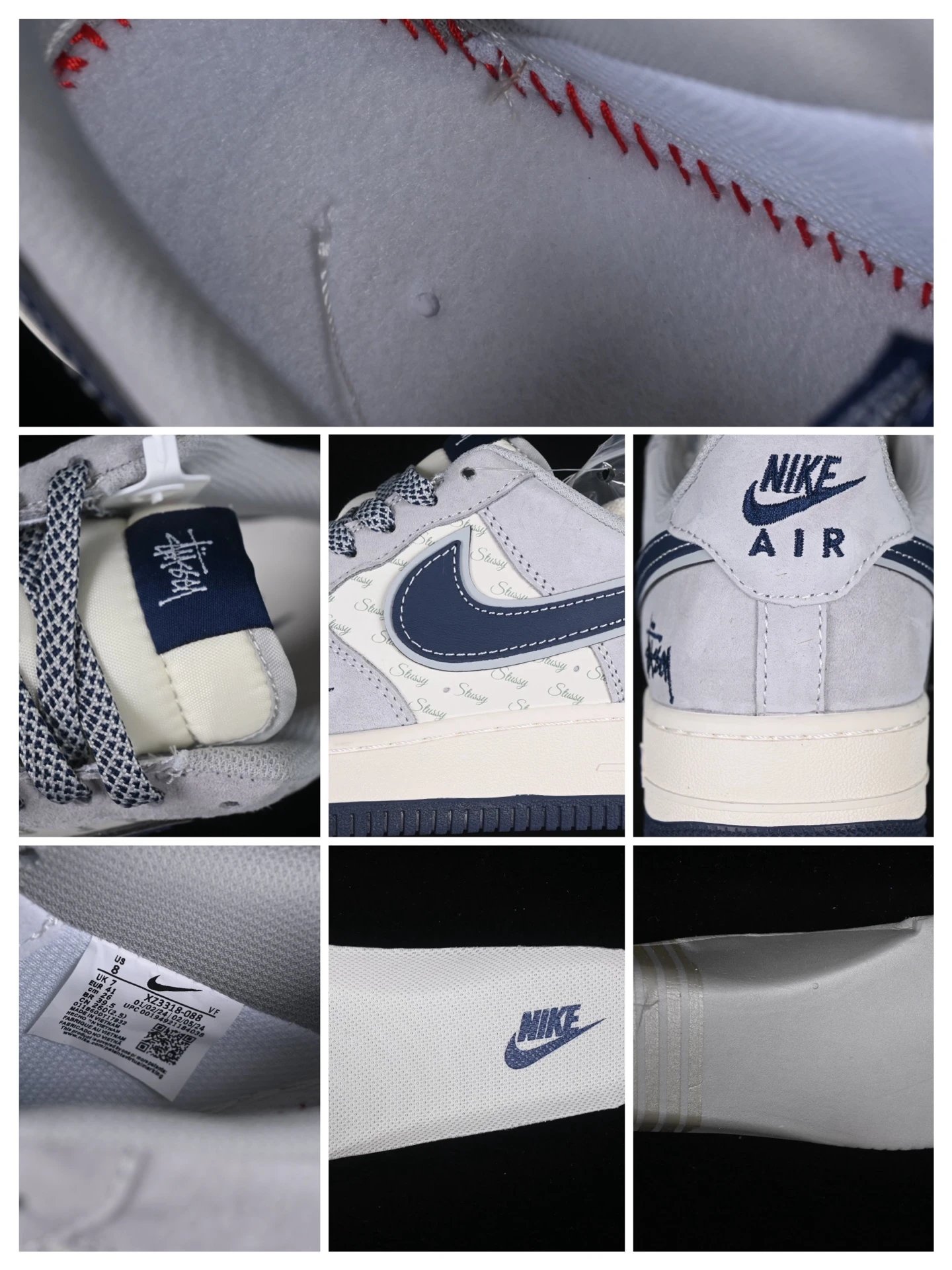 Air Force 1 Low Sneakers Slate Blue - Gallery Image 9 - Detailed View