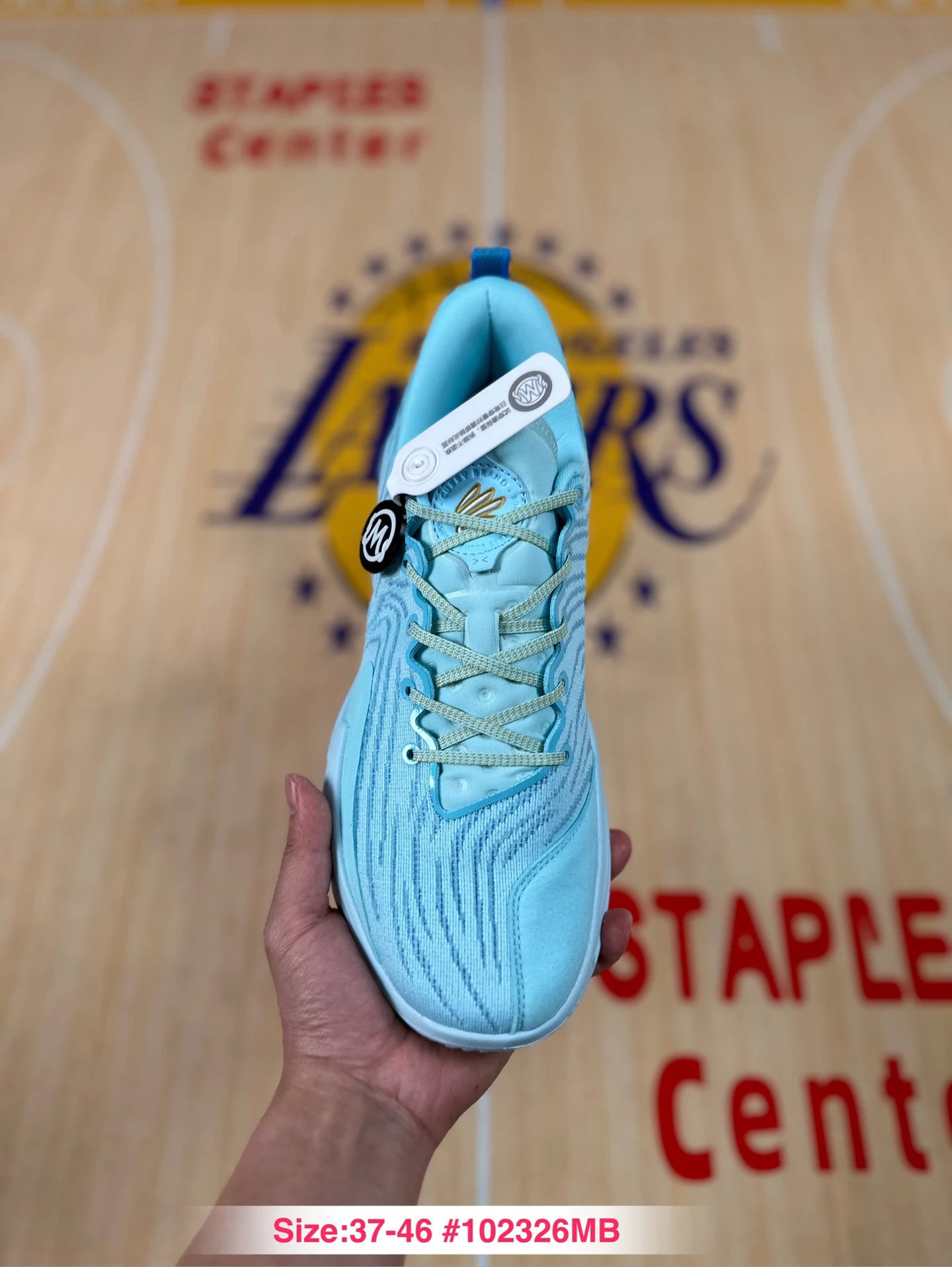Curry 12 Mesh Low Basketball Sneakers Ice Blue - Gallery Image 6 - Detailed View