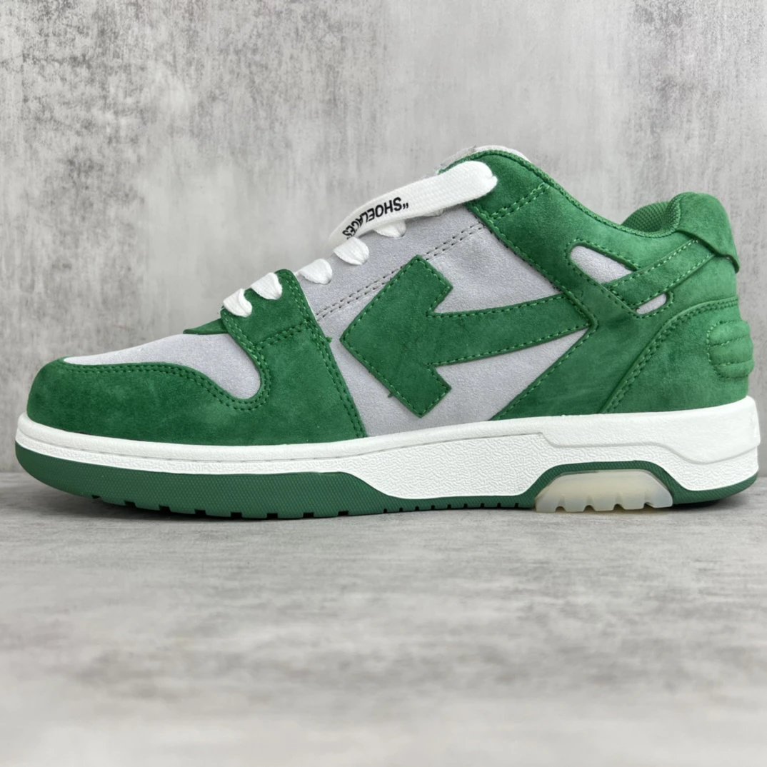 Low Top Suede Leather Sneakers Retro Emerald Green - Gallery Image 7 - Detailed View