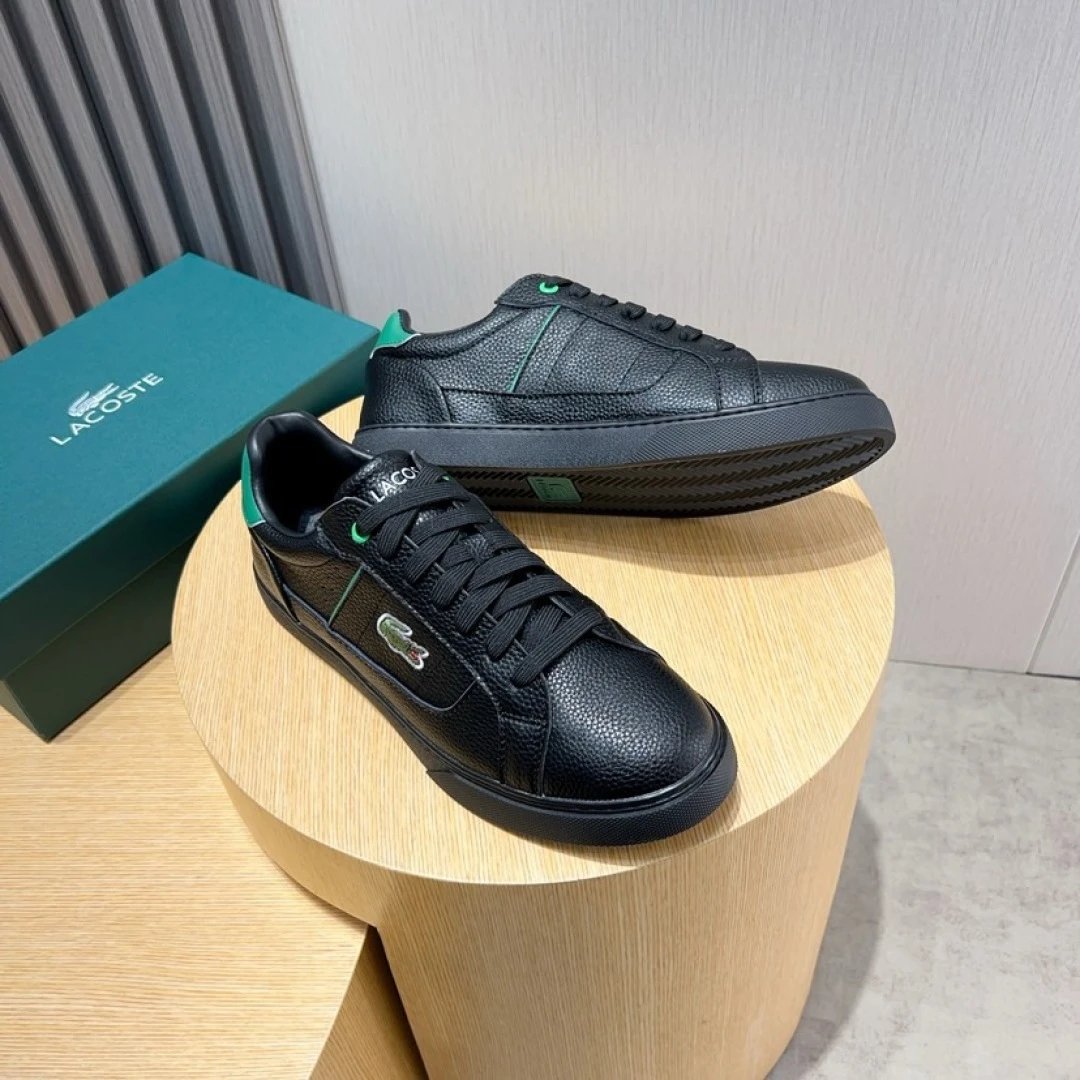 Lacoste Black Casual Sneakers - Gallery Image 3 - Detailed View