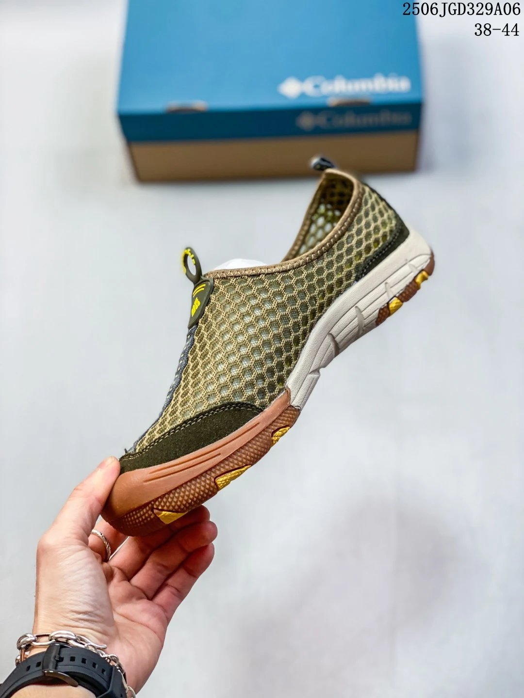 Drainmaker Mesh Hiking Slip-On Olive - Gallery Image 3 - Detailed View