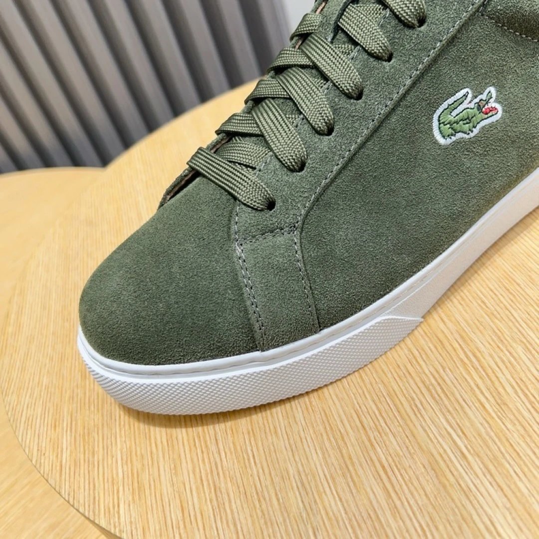 Lacoste Classic Green Sneakers - Gallery Image 7 - Detailed View