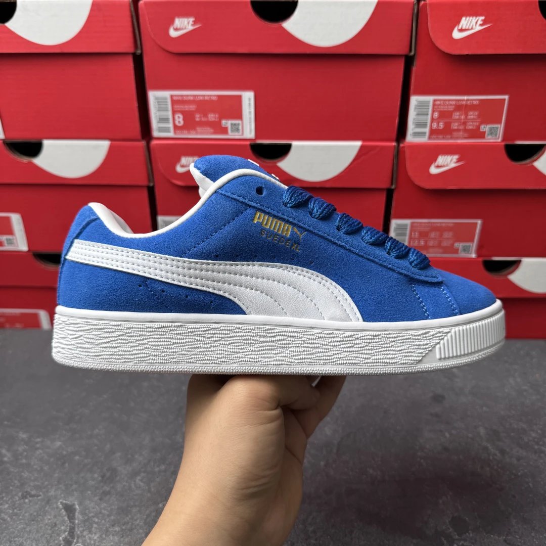 Puma Bread Sneakers Blue White - Gallery Image 1 - Detailed View