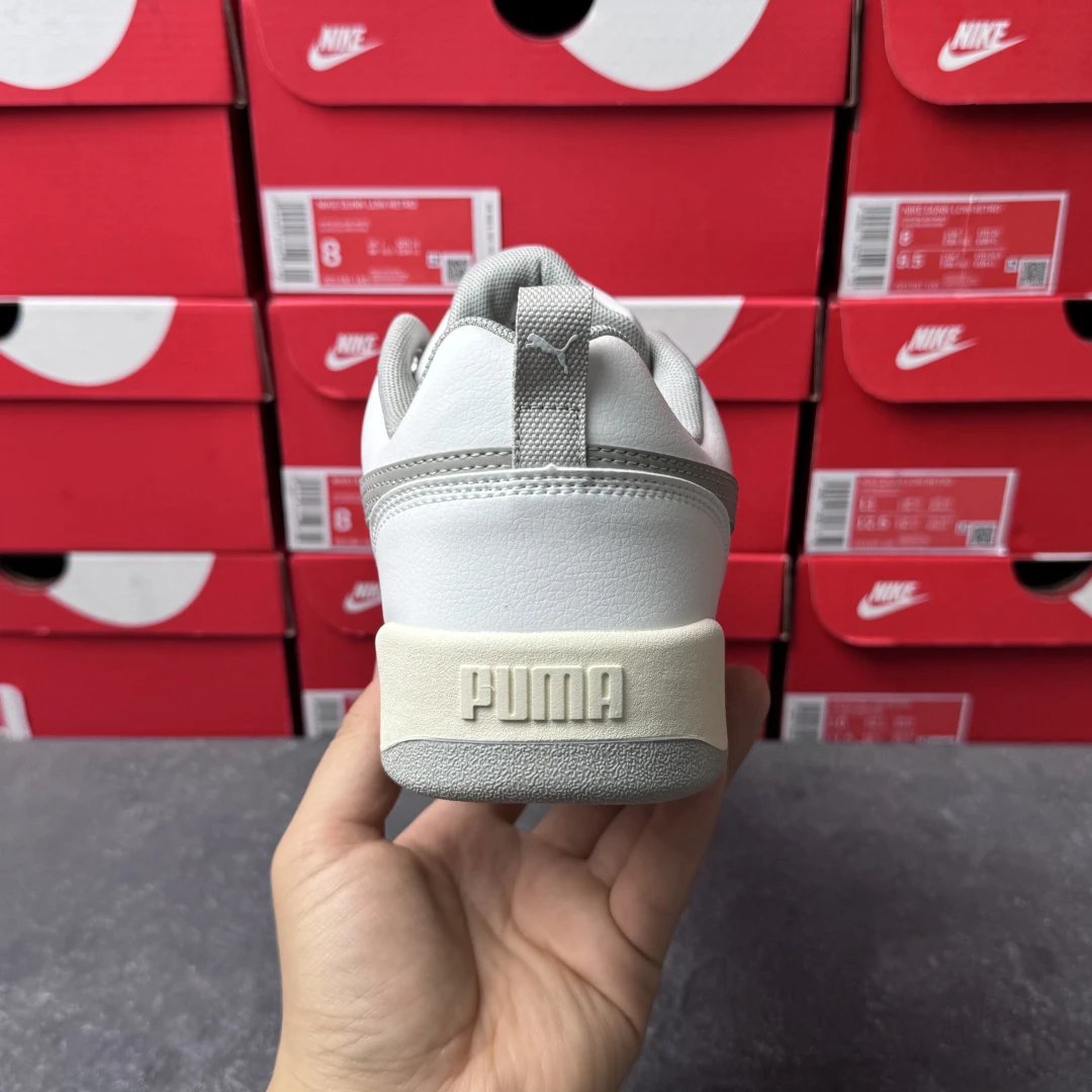 Puma Bread Sneakers White Grey - Gallery Image 6 - Detailed View