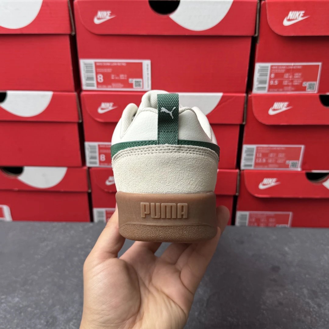 Puma Bread Sneakers White Green - Gallery Image 6 - Detailed View