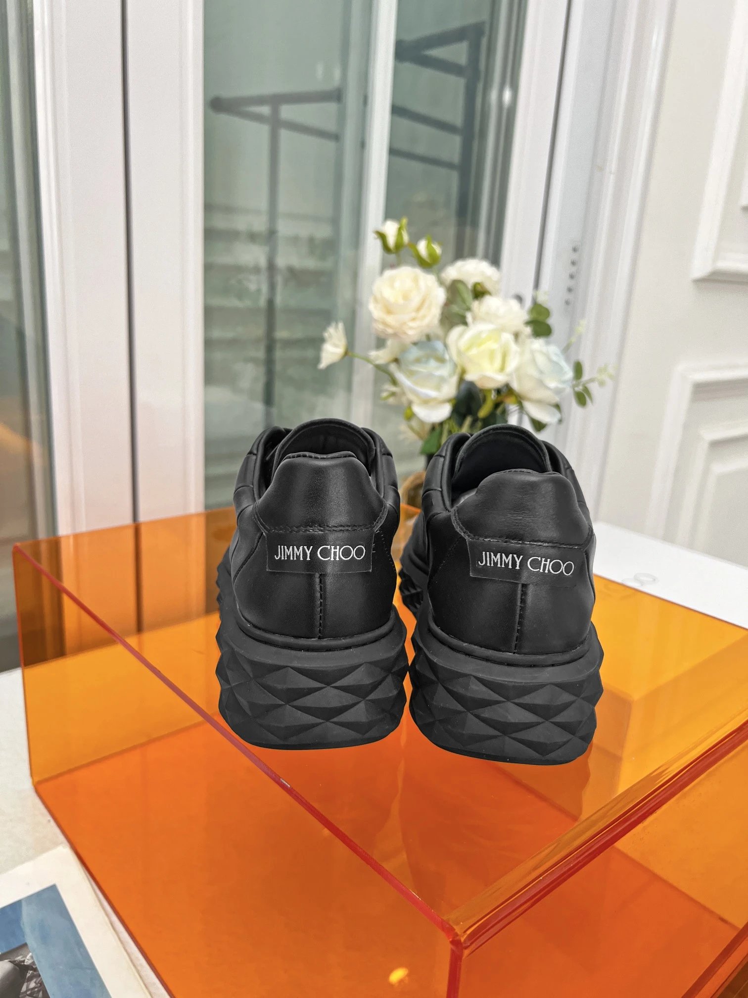 Jimmy Choo Black Diamond Sneakers - Gallery Image 4 - Detailed View