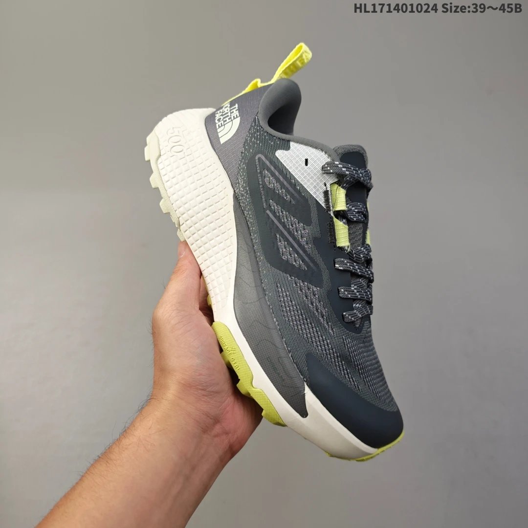 Mesh Hiking Sneakers Sage Green - Gallery Image 3 - Detailed View