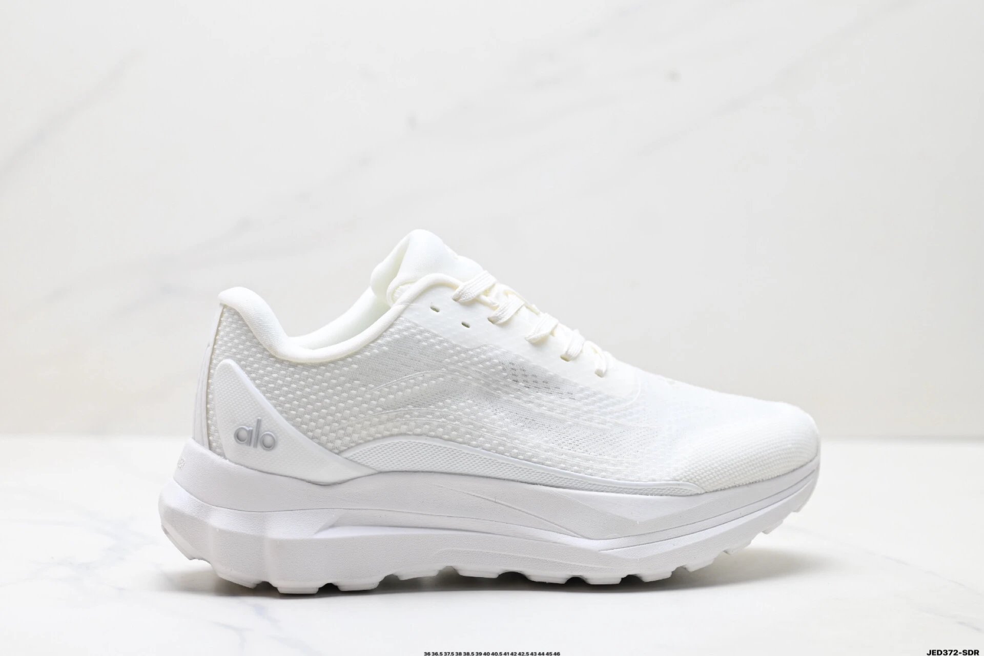 Alo Yoga Alo Runner Sneakers White  - Gallery Image 1 - Detailed View