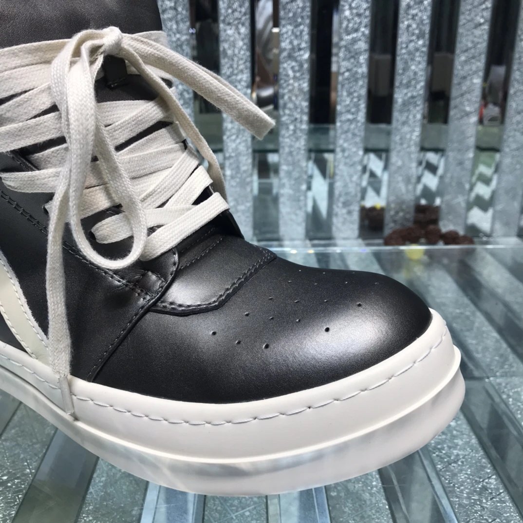 Owens Geobasket High-Top Sneakers Grey - Gallery Image 4 - Detailed View