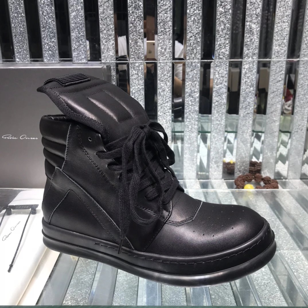 Owens Geobasket Black High-Top Sneakers - Related Product - Cnfans