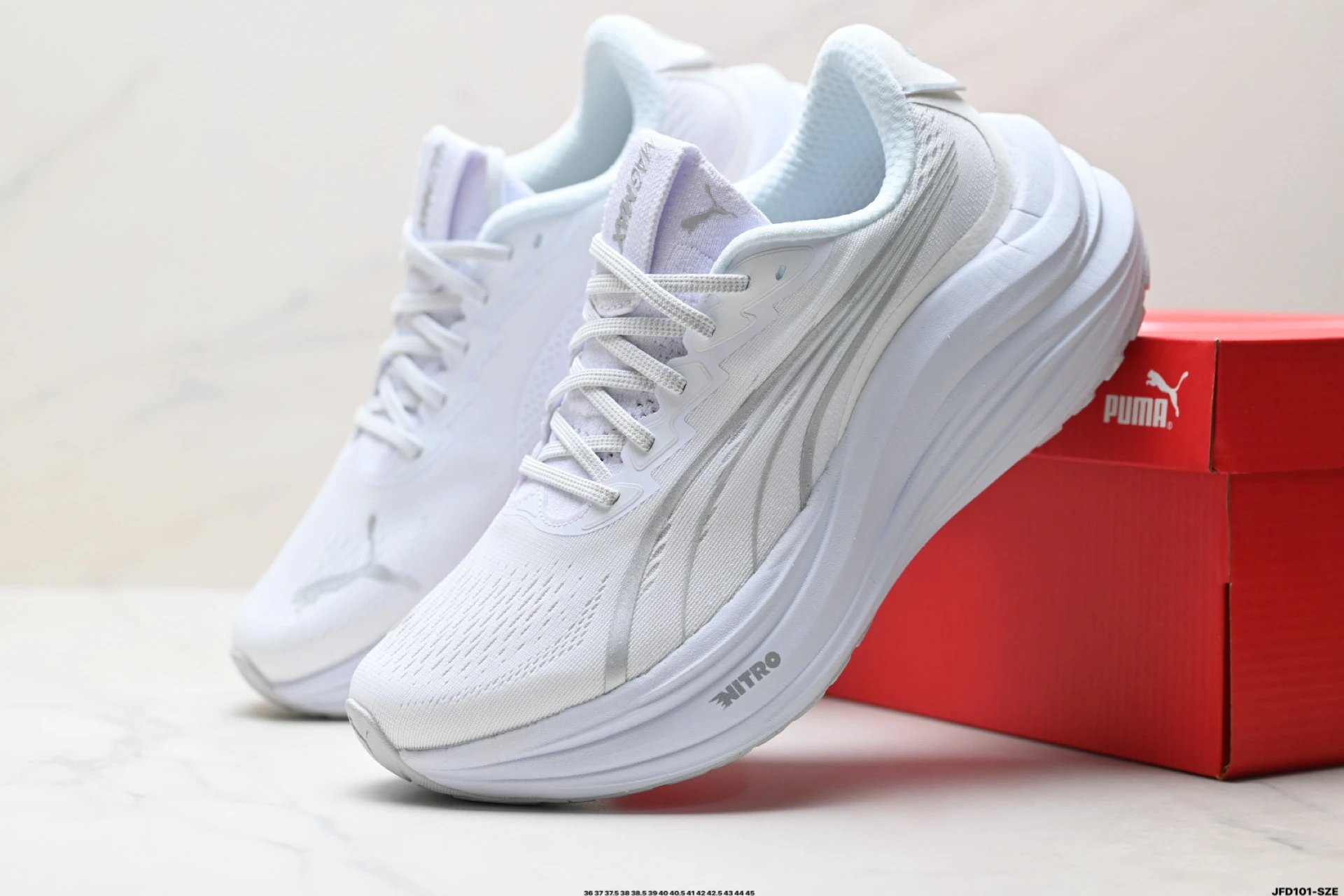 PUMA Deviate NITRO Sneakers White - Gallery Image 8 - Detailed View