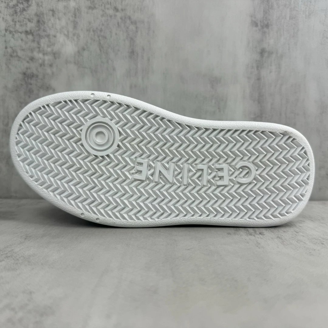 Platform Leather Sneakers High Top Breathable Ivory Noir - Gallery Image 8 - Detailed View