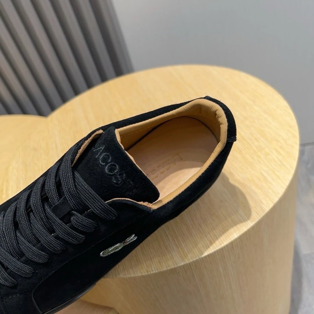 Lacoste Original Black Sneakers - Gallery Image 6 - Detailed View