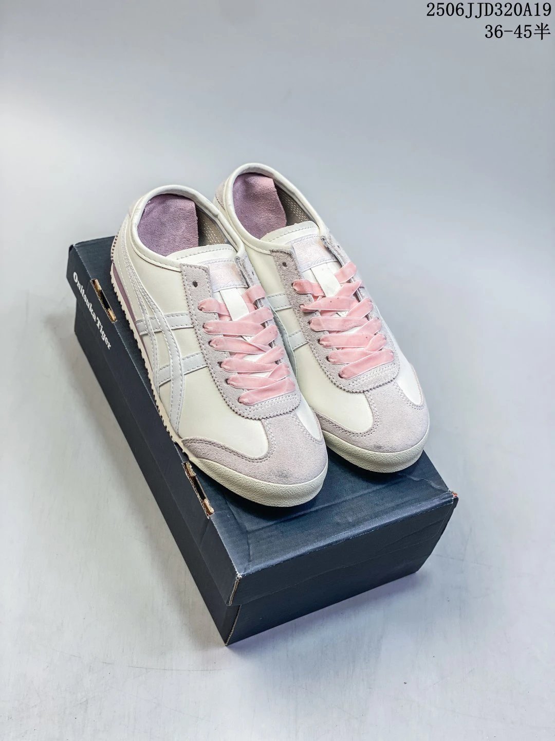 Asics Onitsuka Tiger Sneakers White Pink - Gallery Image 6 - Detailed View