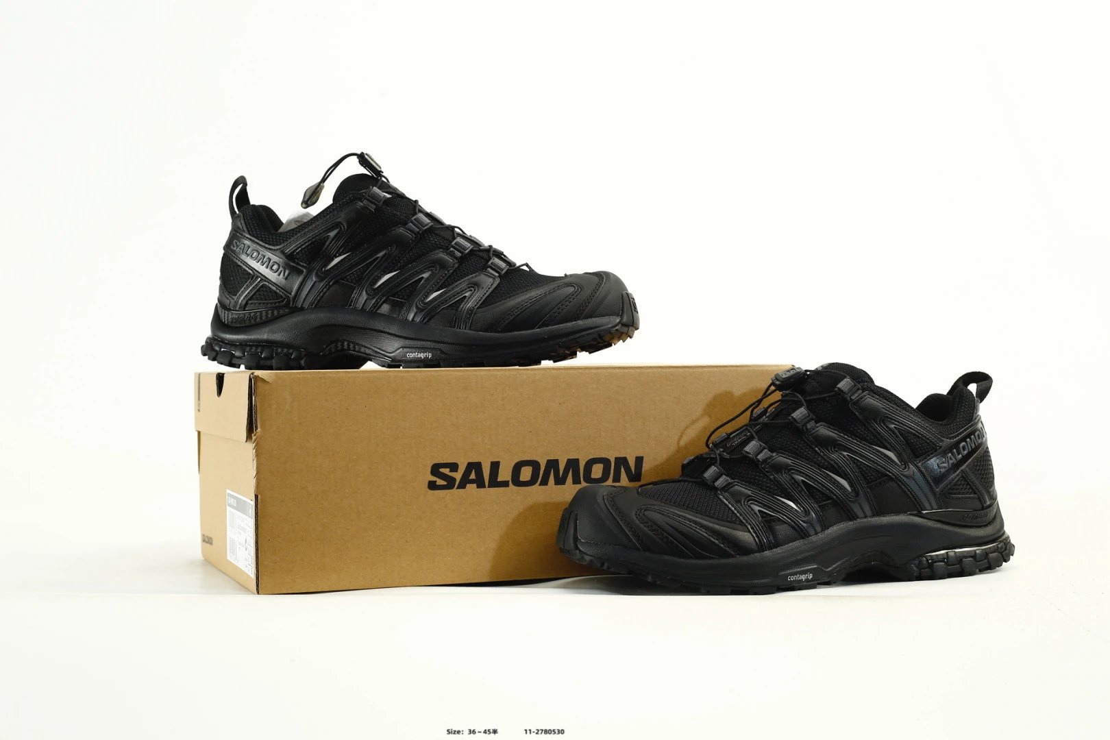 Salomon XA Pro 3D Trail Shoes Black  - Gallery Image 9 - Detailed View