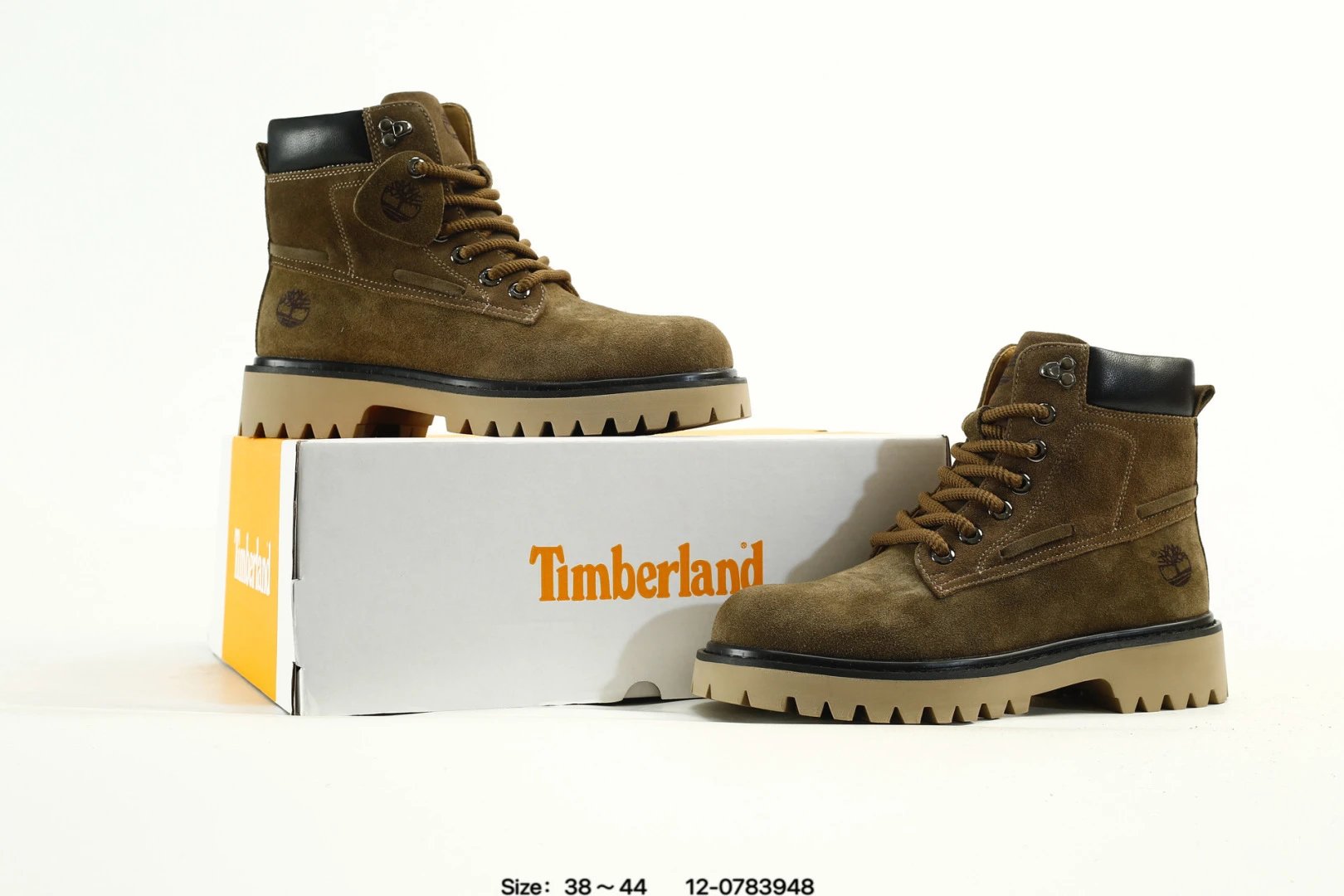 Suede Outdoor Boots Tawny - Gallery Image 9 - Detailed View