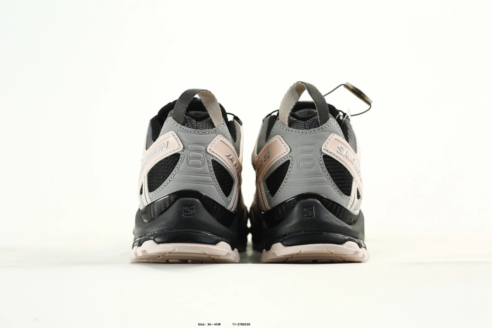 Salomon XA Pro 3D Grey Trail Shoes White Logo - Gallery Image 7 - Detailed View