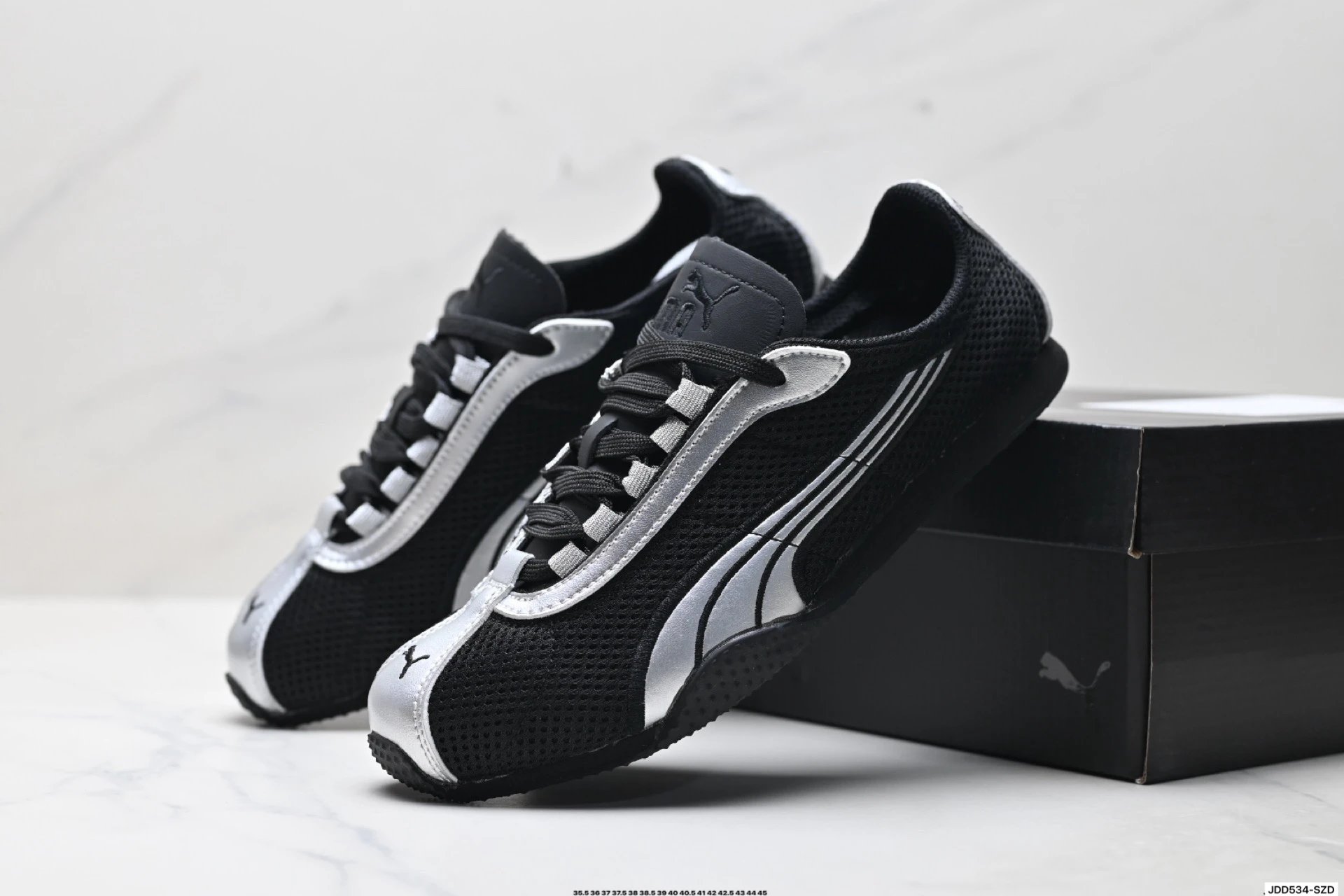 Puma H-Street Sneakers Black Silver - Gallery Image 8 - Detailed View