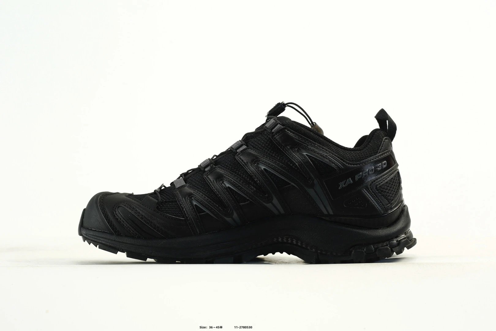 Salomon XA Pro 3D Trail Shoes Black  - Gallery Image 3 - Detailed View