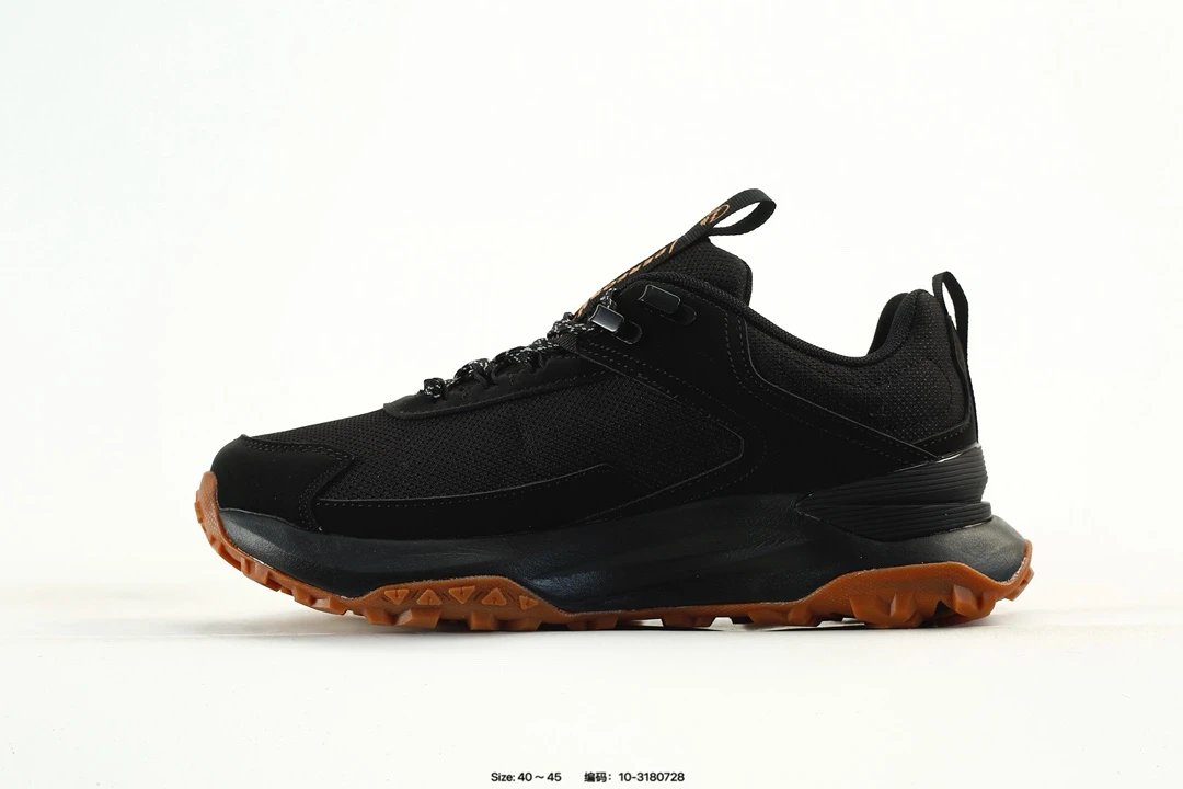 Outdoor Hiking Sneakers Waterproof Black Rust - Gallery Image 3 - Detailed View