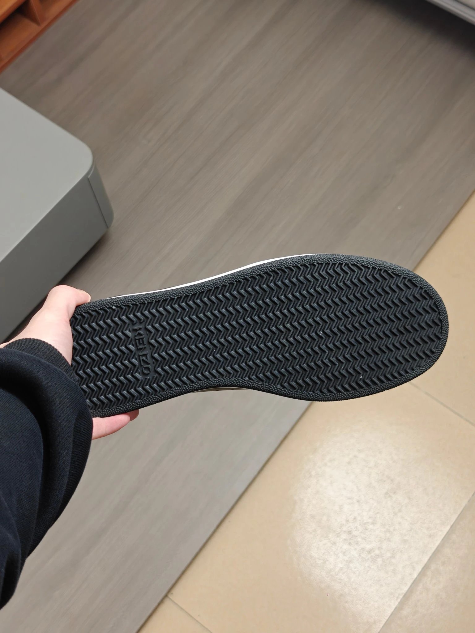 Kenzo Classic Sneakers Black - Gallery Image 8 - Detailed View