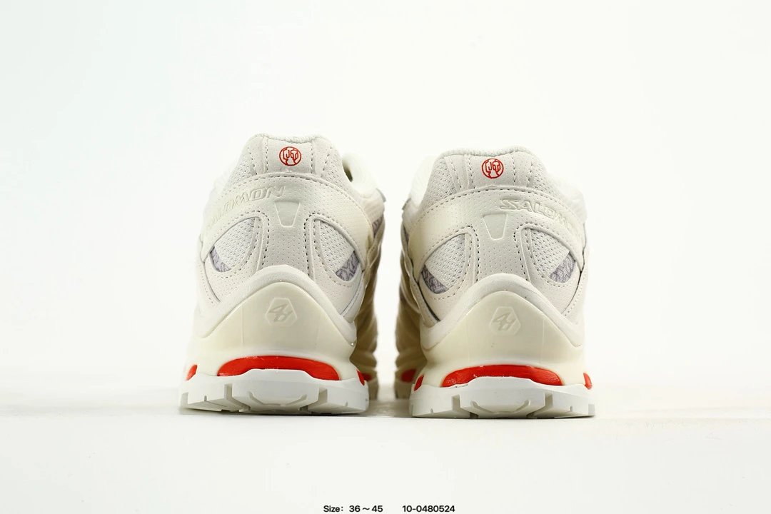 Salomon XT-Whisper Sneakers White Red - Gallery Image 7 - Detailed View