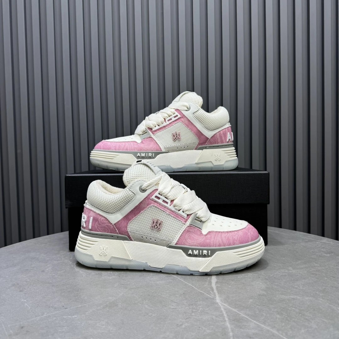 Low Top Mesh Suede Skate Sneakers Vintage Rose - Gallery Image 7 - Detailed View