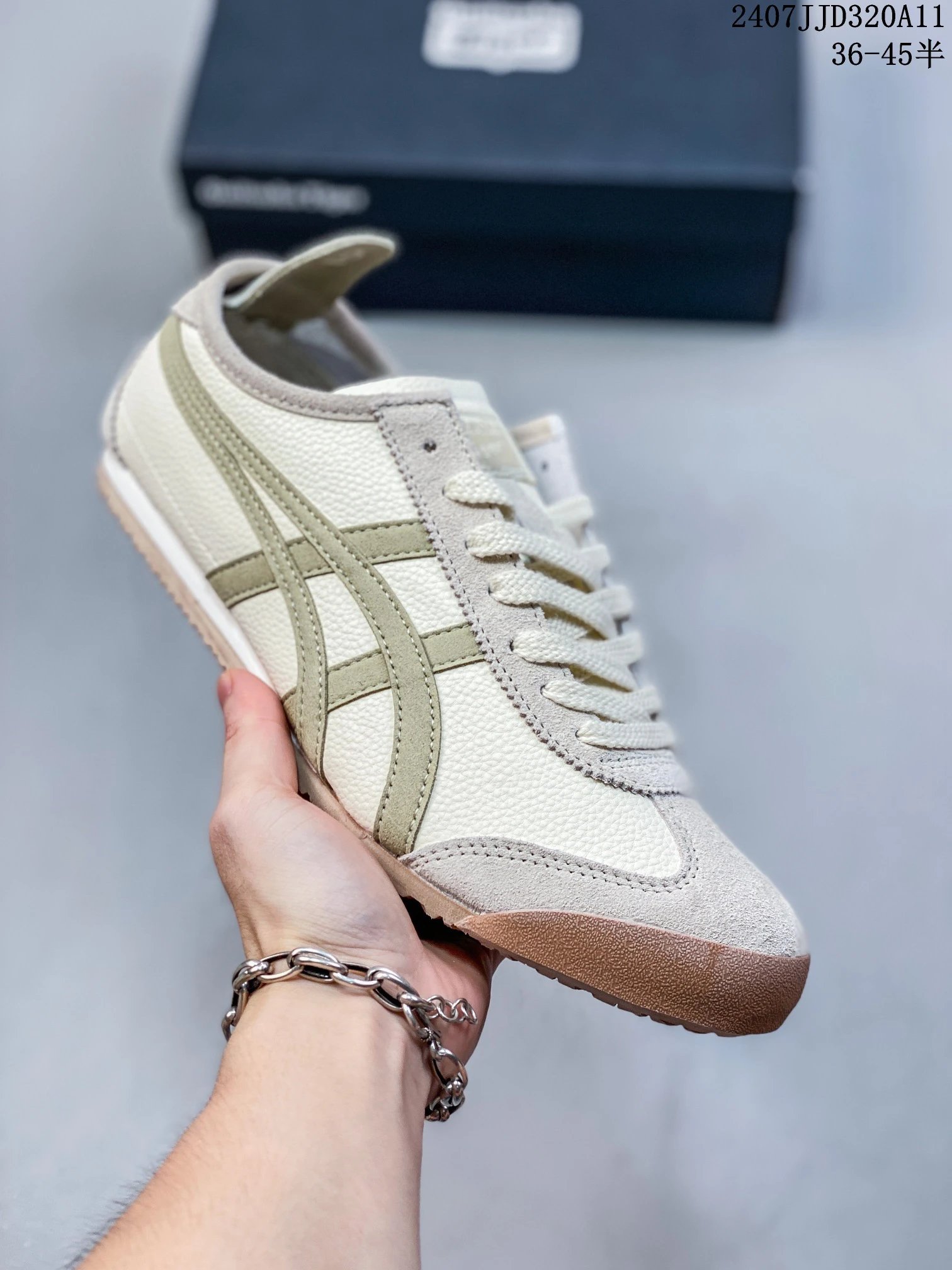 Onitsuka Tiger Mexico 66 Slip-on Beige Sneakers - Gallery Image 1 - Detailed View