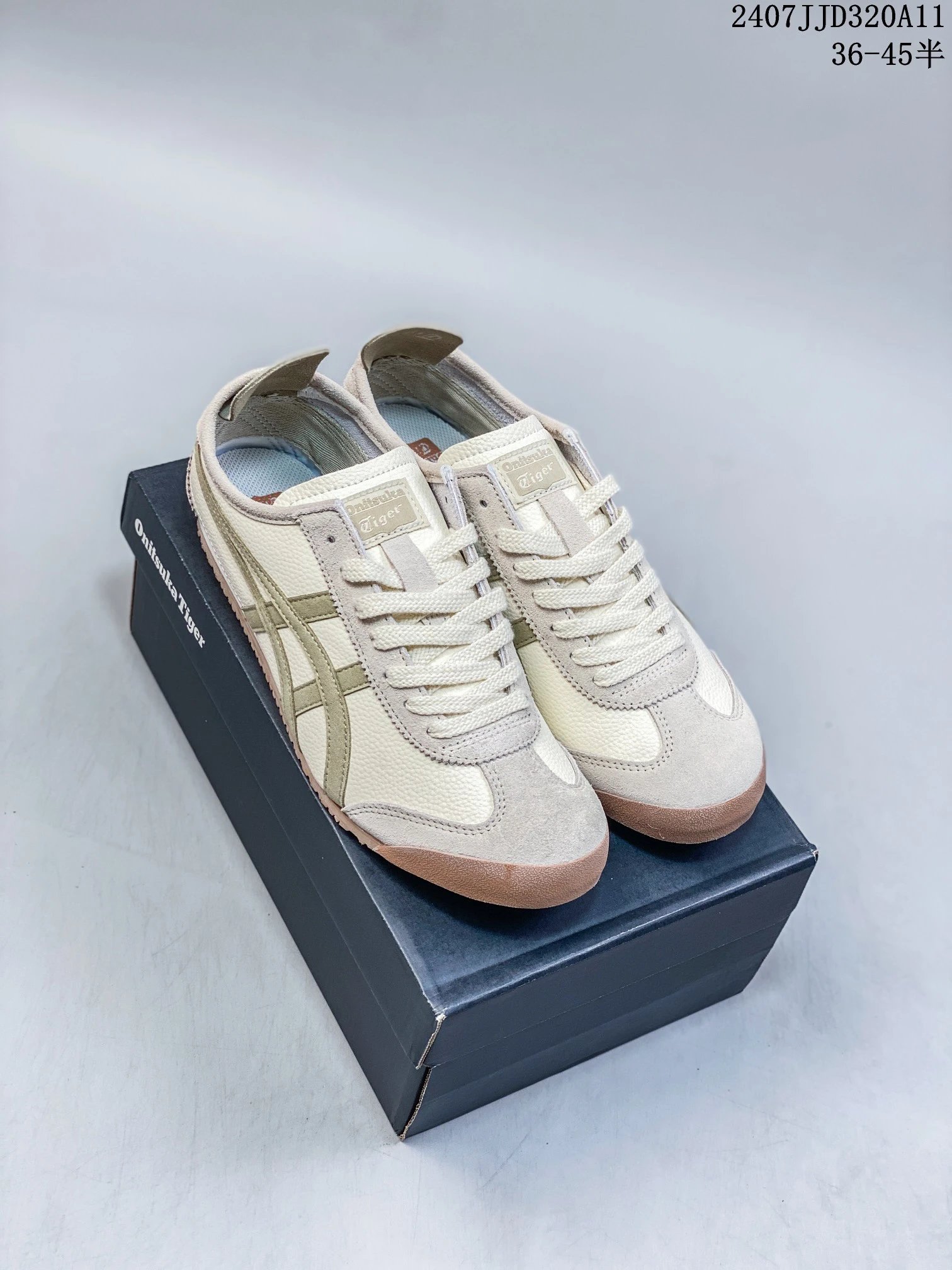 Onitsuka Tiger Mexico 66 Slip-on Beige Sneakers - Gallery Image 6 - Detailed View