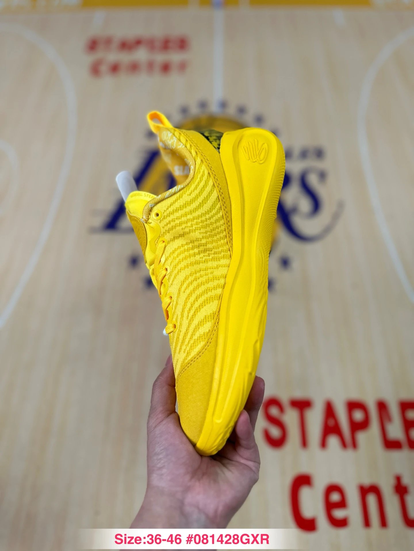 Curry 12 Mesh Basketball Sneakers Solar Yellow - Gallery Image 7 - Detailed View