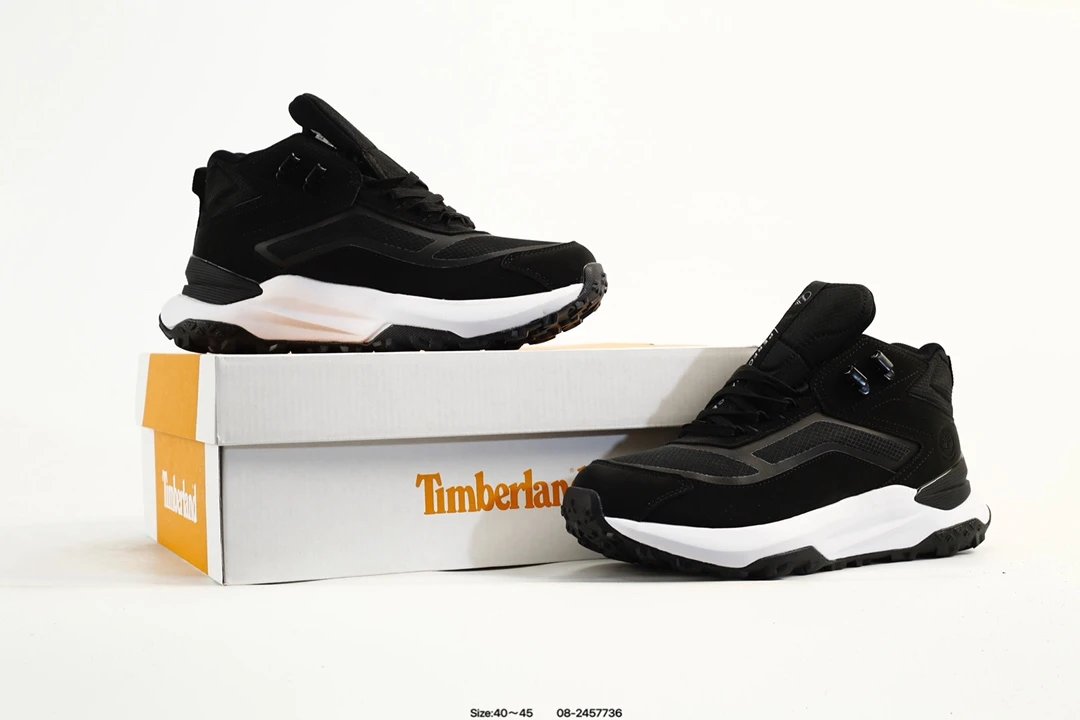 Outdoor Hiking Boots, Onyx Black - Gallery Image 2 - Detailed View