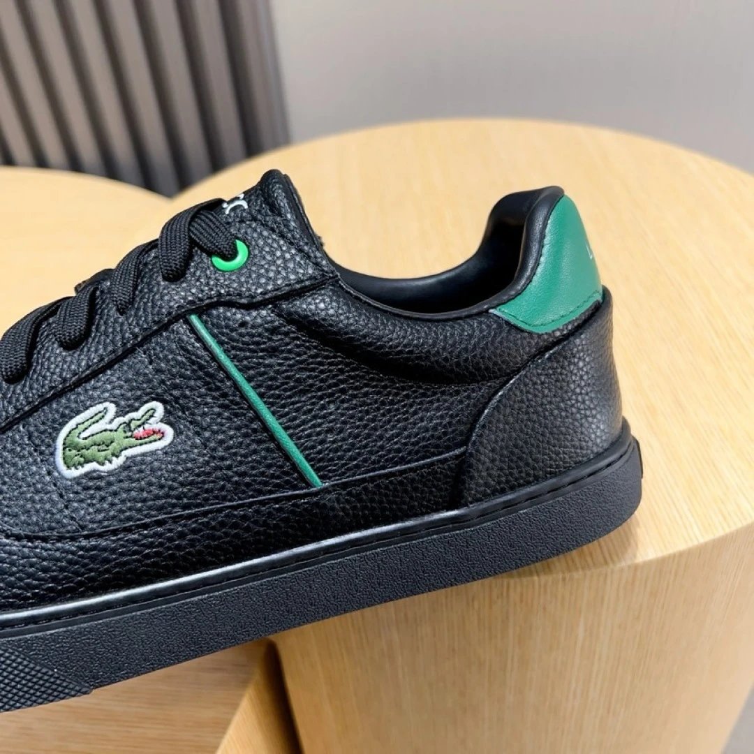 Lacoste Black Casual Sneakers - Gallery Image 6 - Detailed View