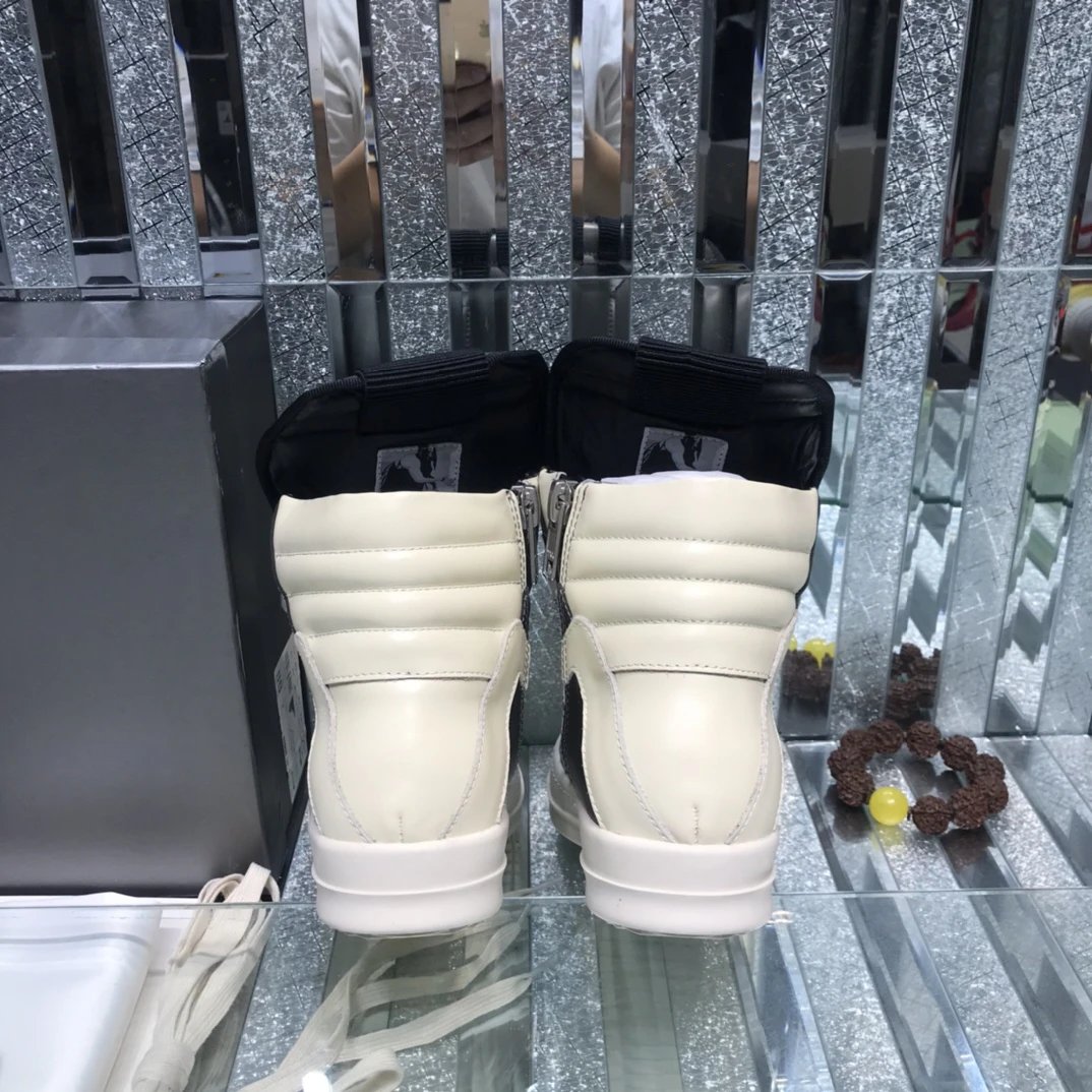 Owens Geobasket High-Top Sneakers Grey - Gallery Image 7 - Detailed View