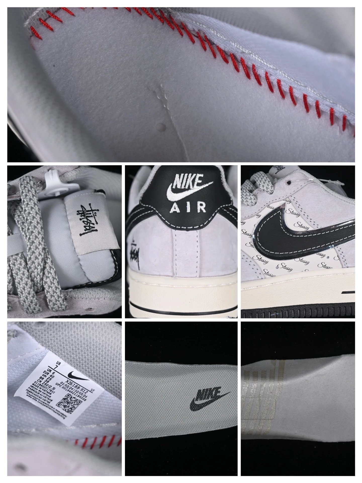 Classic Low-Top Sneakers, Smoky Black - Gallery Image 9 - Detailed View