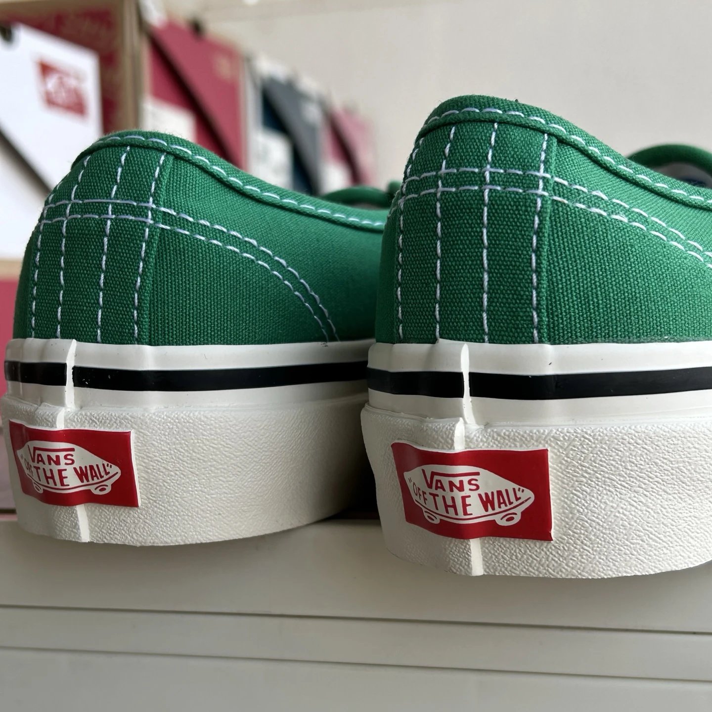 Low Top Canvas Skate Shoes Mist Green - Gallery Image 6 - Detailed View